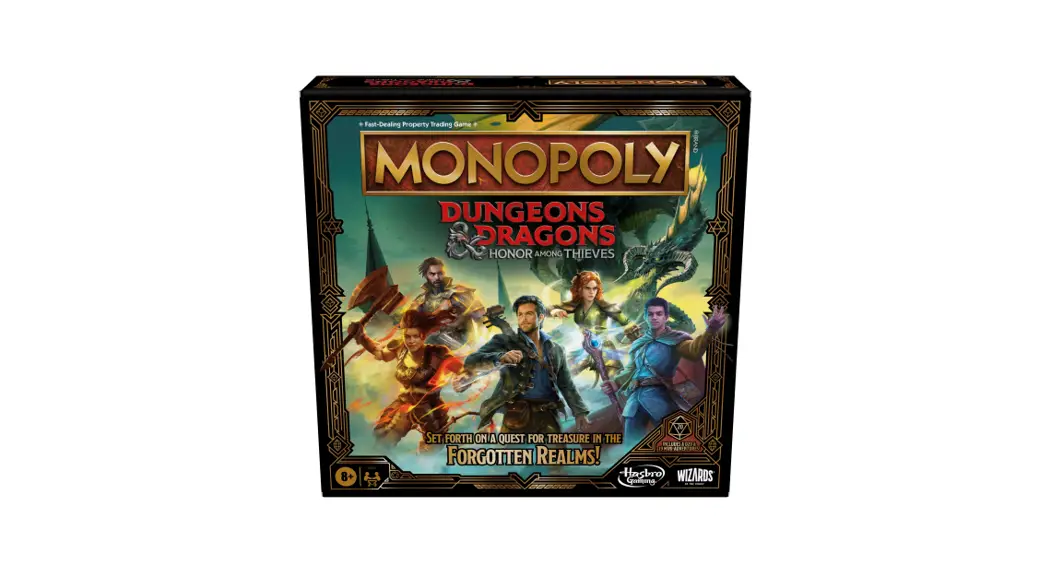 Monopoly Dungeons And Dragons Thieves Movie Edition Board Game Owner's Manual