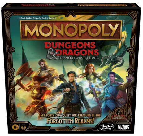MONOPOLY Dungeons and Dragons Thieves Movie Edition Board Game