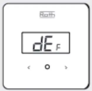 Operation of thermostat