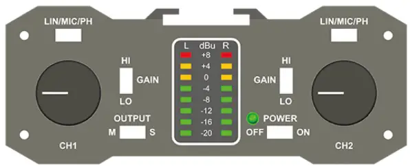 beachtek DXA-PRE Low Noise Preamplifier for Cinema Cameras