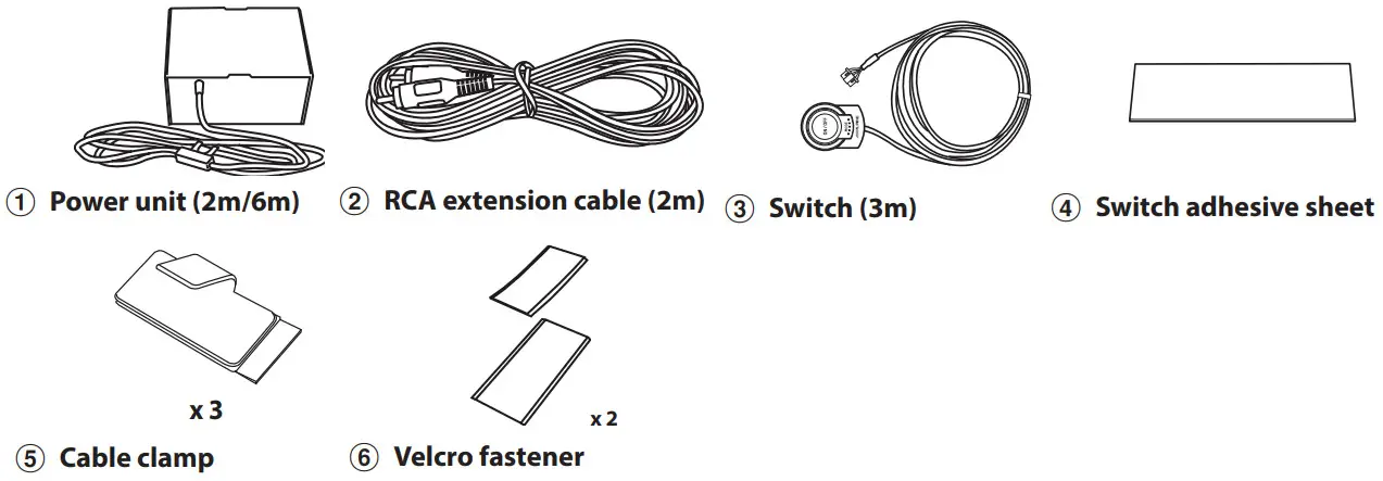 Alpine Electronics KCX C2600B Universal 2 Camera Switcher - Accessory Parts
