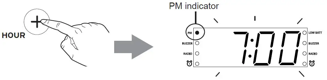 Timex T231 AM-FM DUAL ALARM CLOCK RADIO-fig- (10)