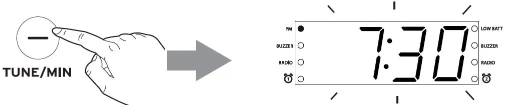 Timex T231 AM-FM DUAL ALARM CLOCK RADIO-fig- (15)