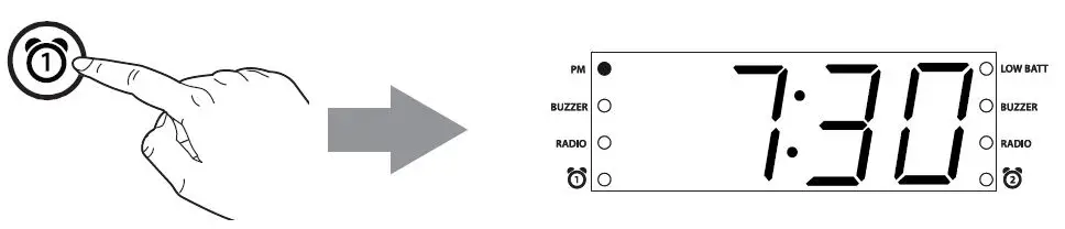 Timex T231 AM-FM DUAL ALARM CLOCK RADIO-fig- (16)