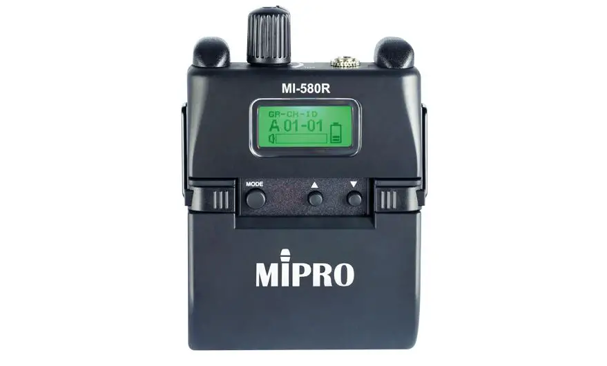 Mipro Mi-580r 5.8 Ghz Digital Stereo Bodypack Receiver User Guide Mipro Mi-580r 5.8 Ghz Digital Stereo Bodypack Receiver User Guide