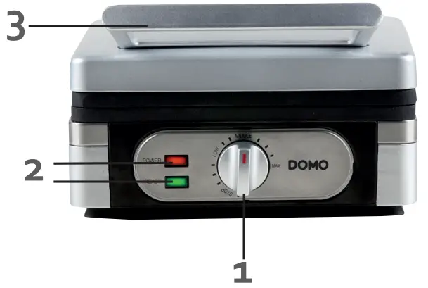 DOMO DO9047W N Waffle Maker - PARTS