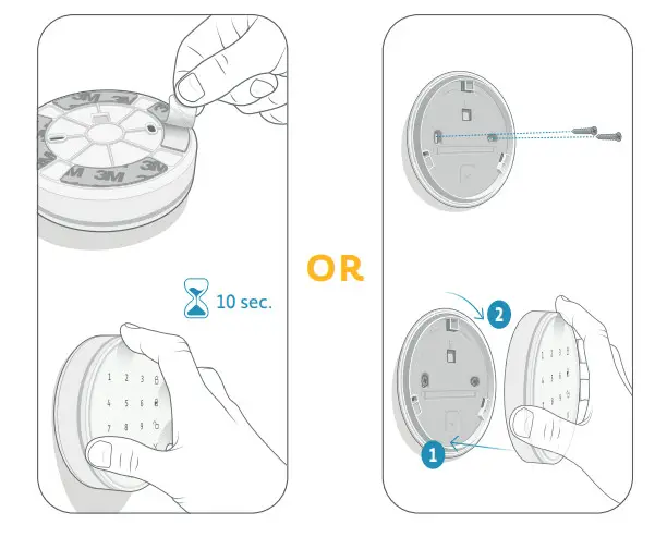 sOmfy 1875259 Home Alarm Advanced Wireless Alarm System - keypad