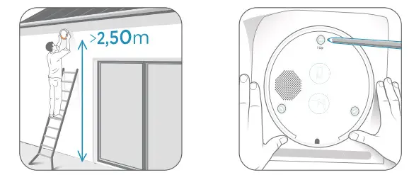 sOmfy 1875259 Home Alarm Advanced Wireless Alarm System - siren