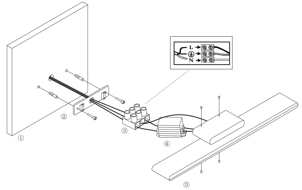 HALCYON S506 600mm LED Vanity Light