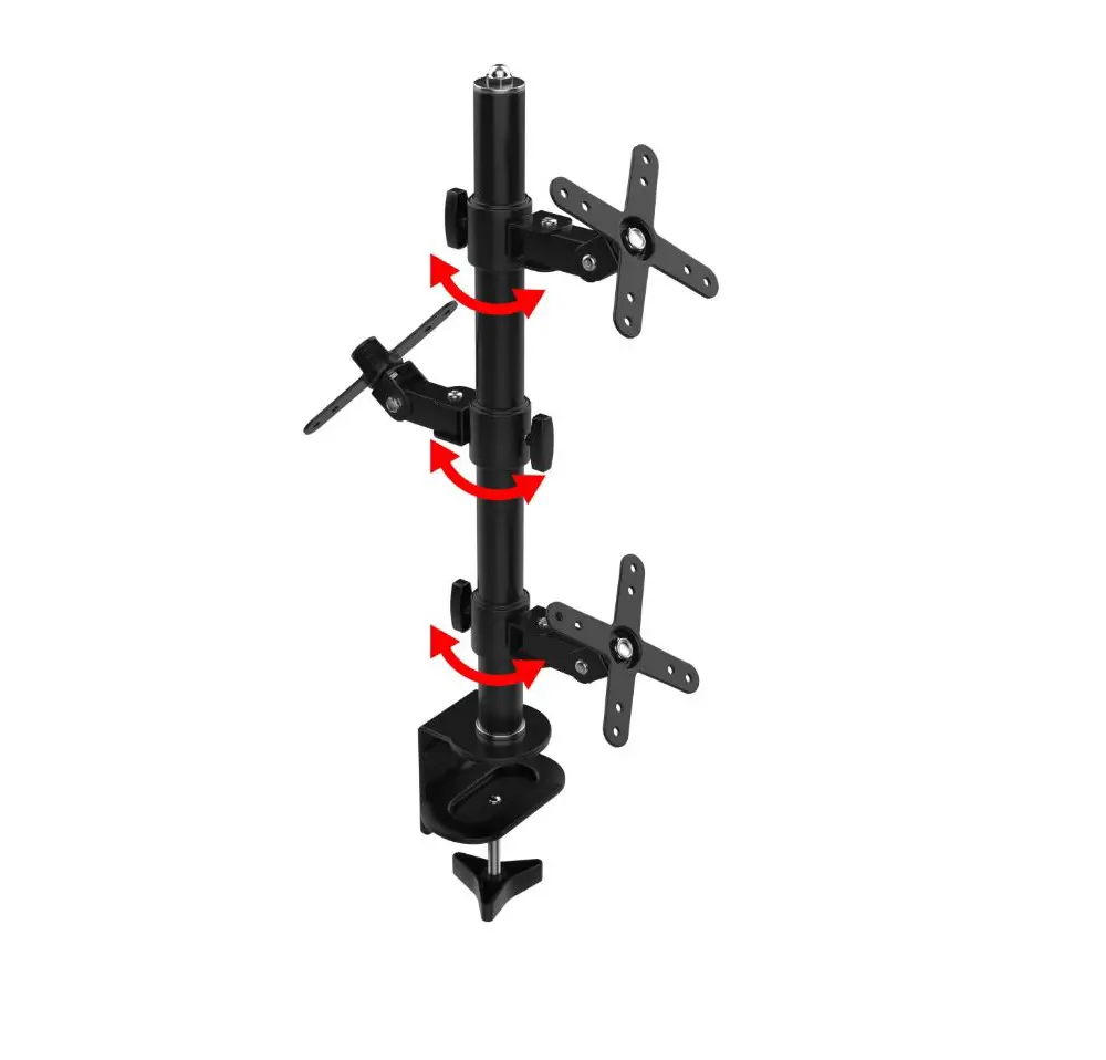 Cta Add-pvm3 Clamp Pole With 3 Adjustable Vesa Plates Instruction Manual