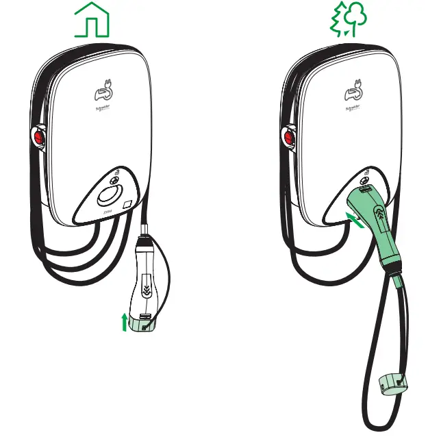 Schneider Electric EVH4S03N2 EVlink Home Charging Station - Cable Storage
