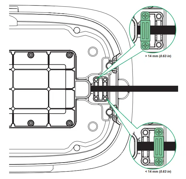 Schneider Electric EVH4S03N2 EVlink Home Charging Station - Clamp Power Cable