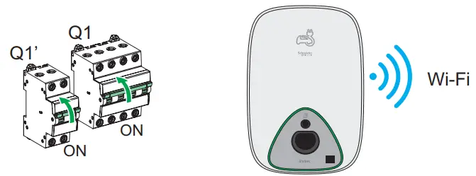 Schneider Electric EVH4S03N2 EVlink Home Charging Station - Commissioning Steps 1