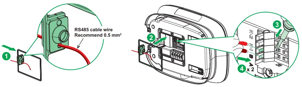 Schneider Electric EVH4S03N2 EVlink Home Charging Station - Port Connection 1