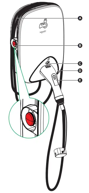 Schneider Electric EVH4S03N2 EVlink Home Charging Station - Product Description 1