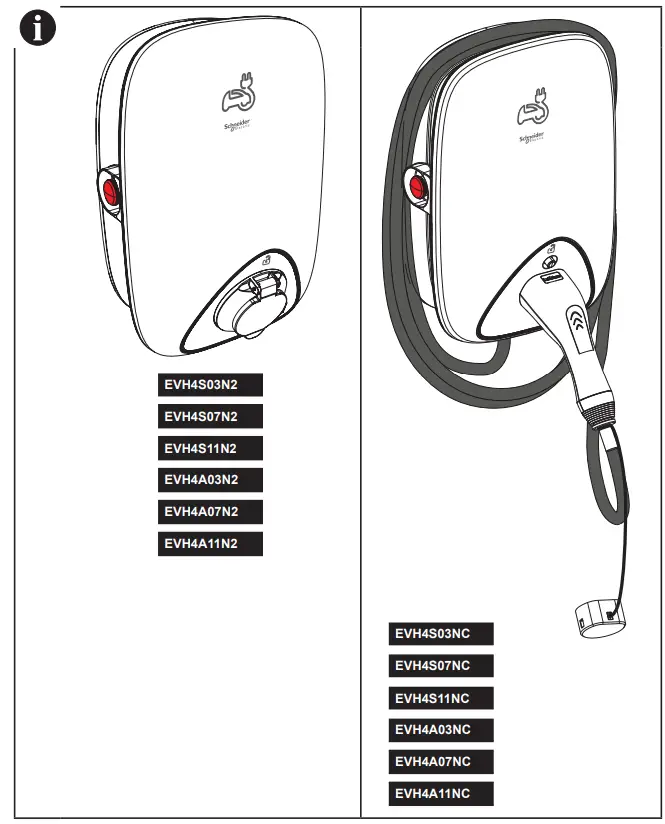 Schneider Electric EVH4S03N2 EVlink Home Charging Station