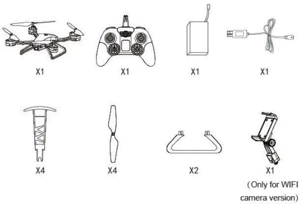 Attop A30 Remote Control Camera Drone - fig