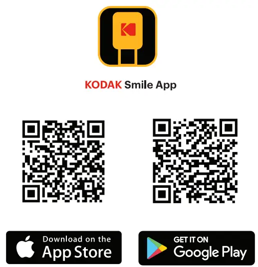 KODAK Smile+ Digital Instant Print Camera - qr code 1