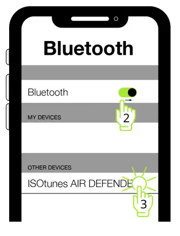ISOtunes AIR DEFENDER Comfortable Wireless Hearing - Bluetooth1