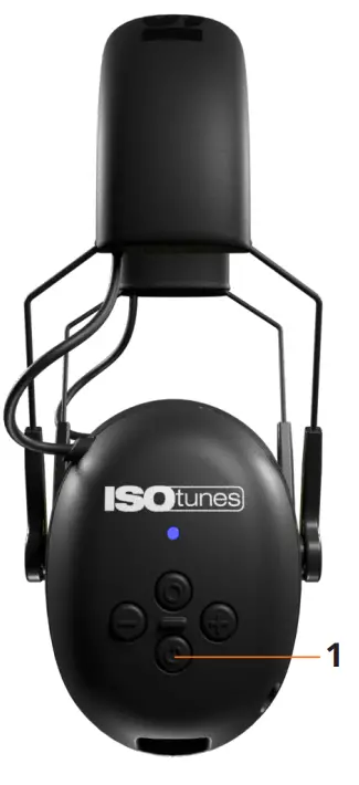 ISOtunes AIR DEFENDER Comfortable Wireless Hearing - Power On