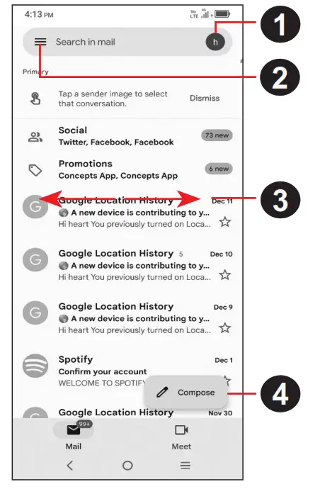 TCL 4188O 30 Z Display Smartphone Android - fig 11