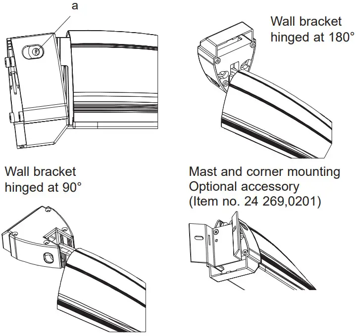 elero Aero-868-915 Plus Radio Sensor - Wall bracket