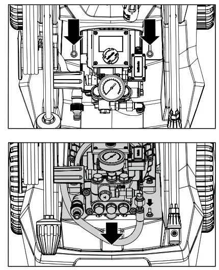kraenzle Primus 1000 TST High-Pressure Cleaner - pipe