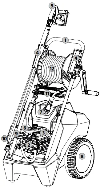 kraenzle Primus 1000 TST High-Pressure Cleaner - high-pressure cleaner