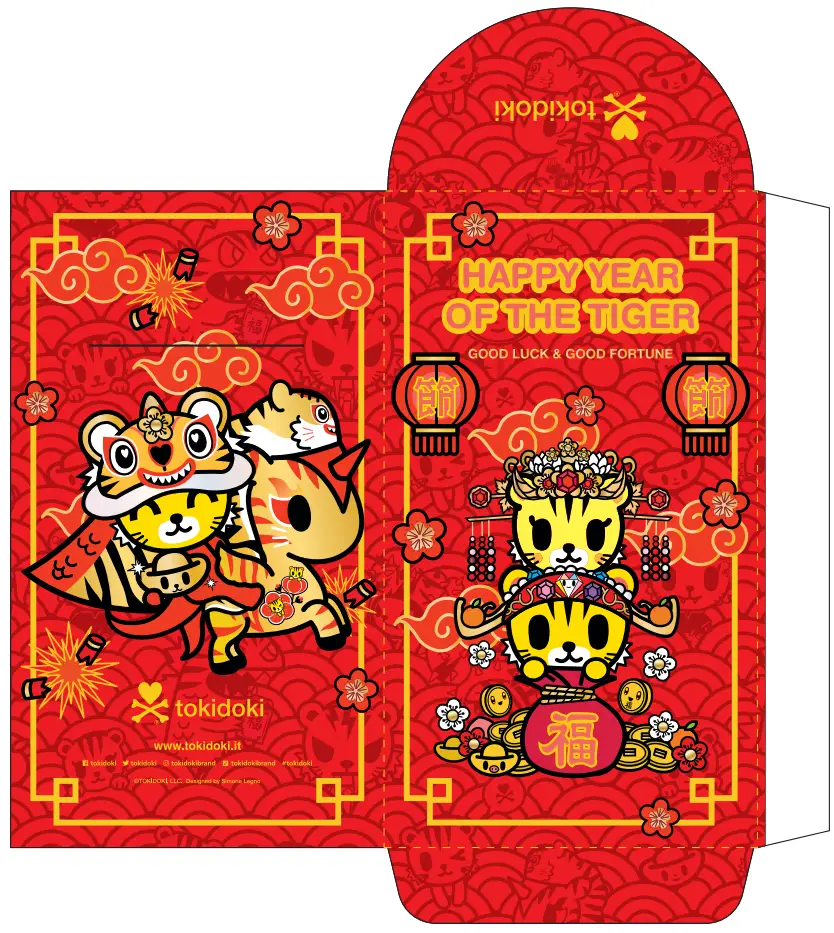 tokidoki Lunar New Year Red Envelope