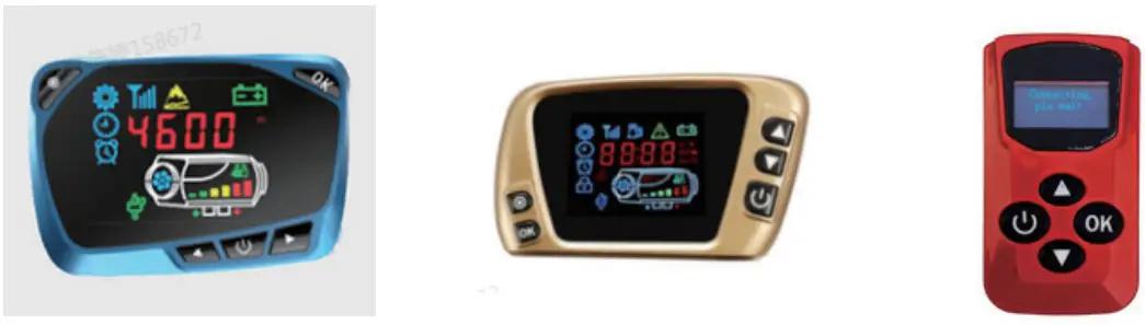 Hcalory M98 Diesel Heater Adjustable Power 12V All In One - Remote Control Operation 1