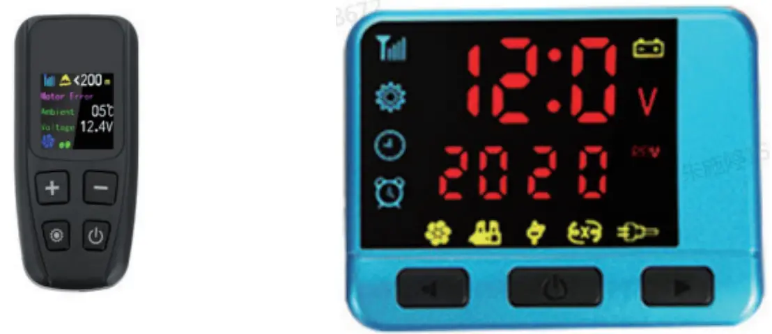 Hcalory M98 Diesel Heater Adjustable Power 12V All In One - Remote Control Operation