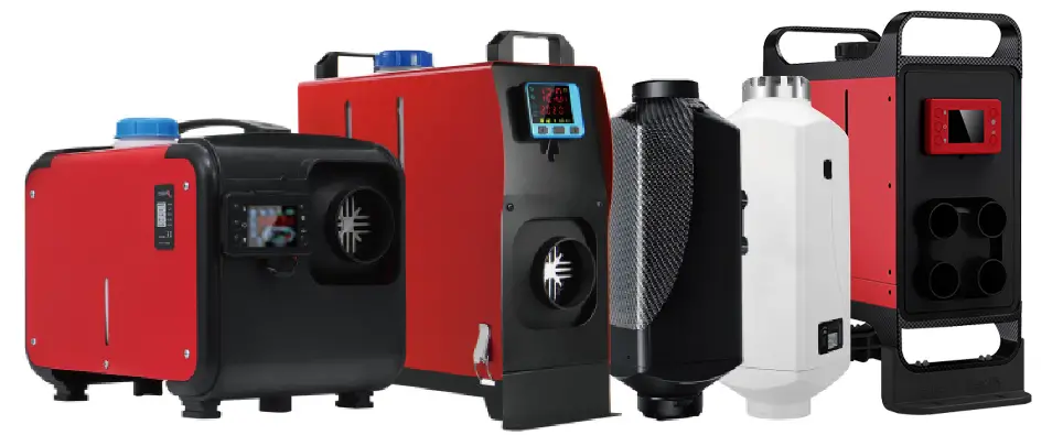 Hcalory M98 Diesel Heater Adjustable Power 12V All In One