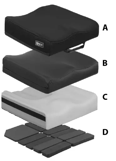 spex-Contoured-or-Modular-and-Adjustable-Cushion-FIG-1
