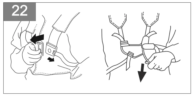 Harness release function