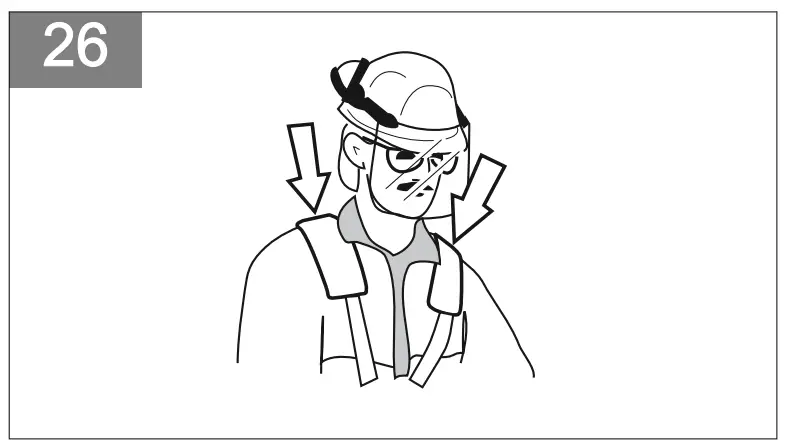 To adjust the harness