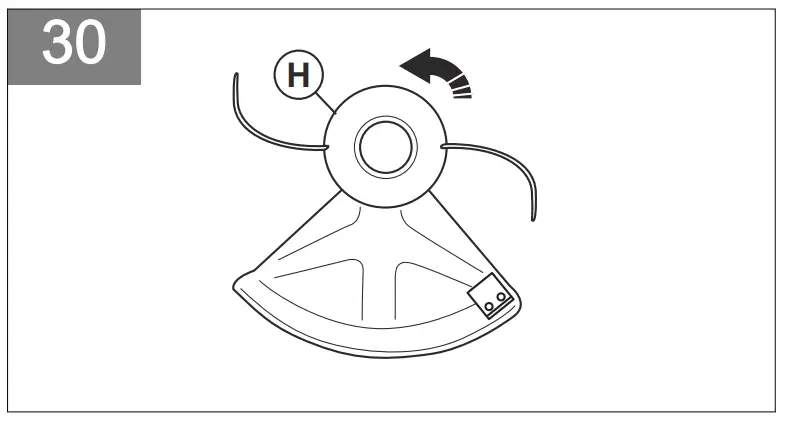 To assemble the cutting attachment