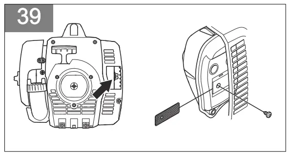 To do maintenance on the spark arrester screen