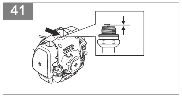 To examine the spark plug