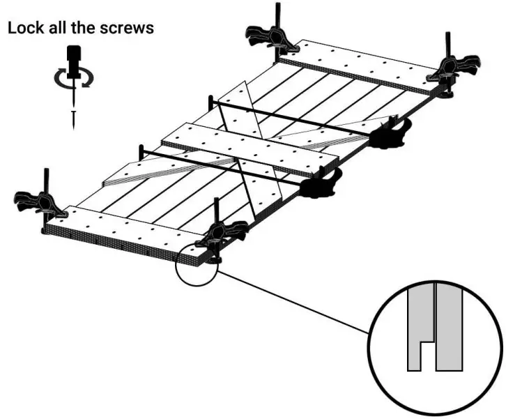 Combine upper and lower planks