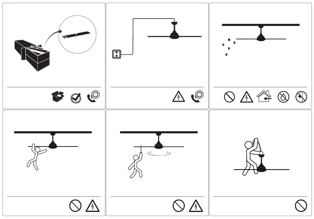 FARO BARCELONA 33465A Andros Ceiling Fan 1