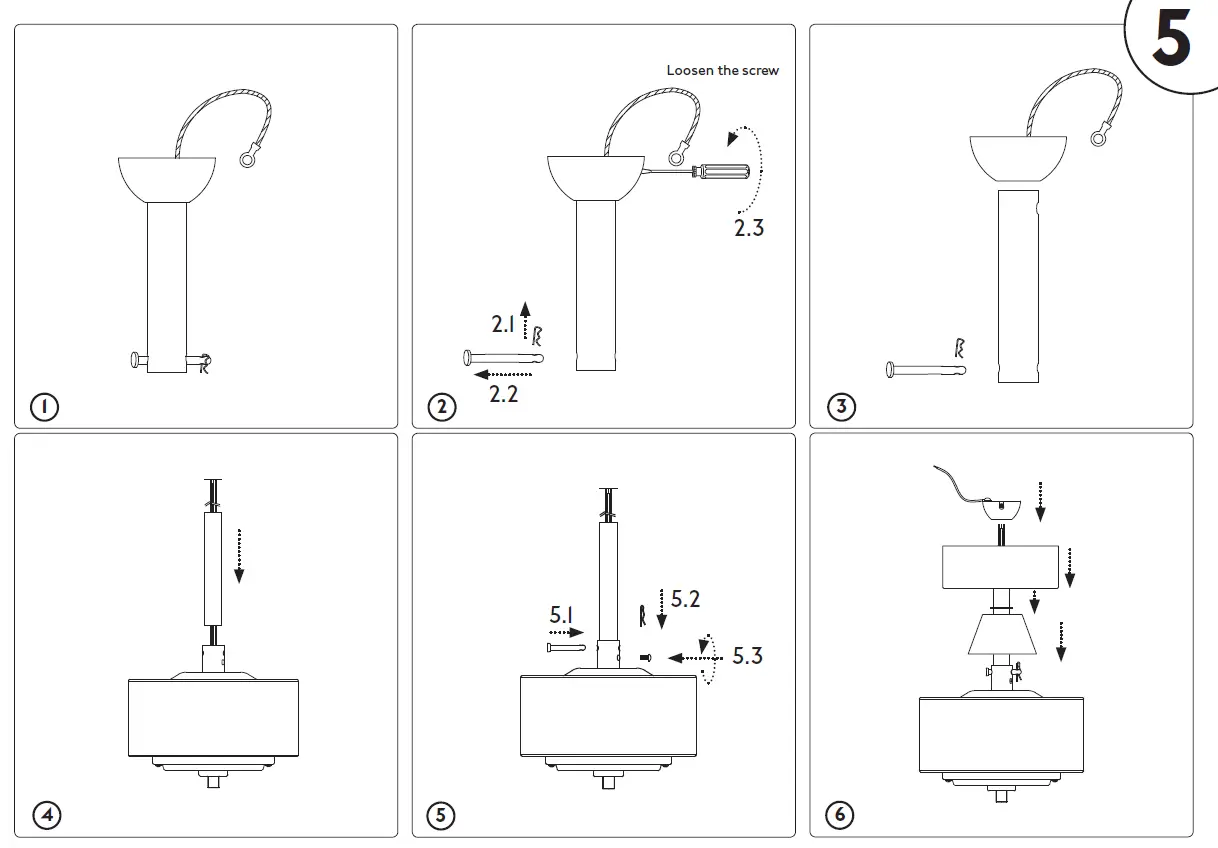 FARO BARCELONA 33465A Andros Ceiling Fan 4