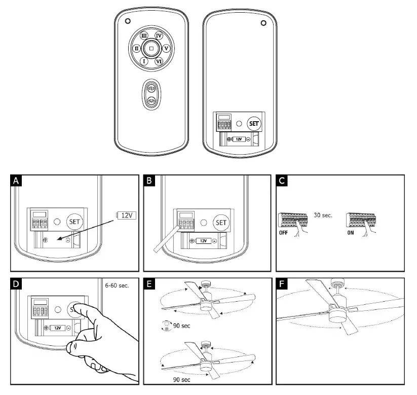 FARO BARCELONA 33465A Andros Ceiling Fan 7