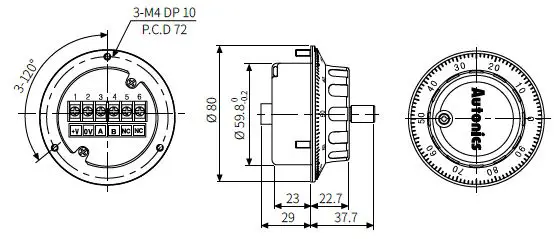 Autonics-ENH-Series-Incremental-Manual-Handle-Type-Rotary-Encoder-fig- (8)