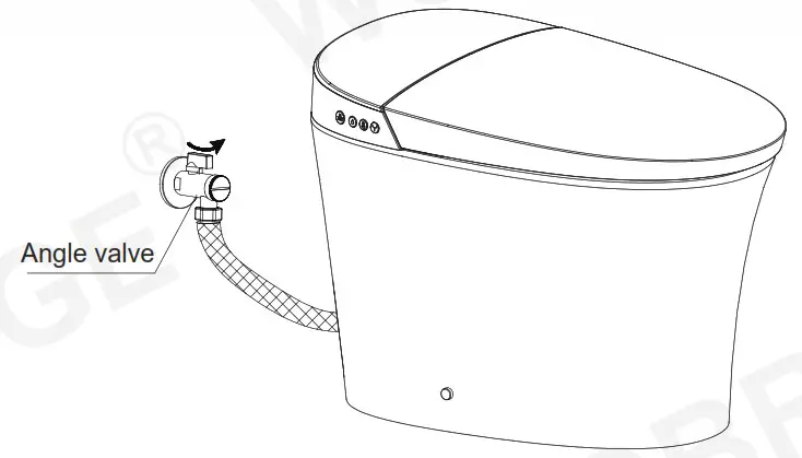 WOODBRIDGE B0970S Electronic Bidet Toilet - PREVIOUS PREPARATEION 1