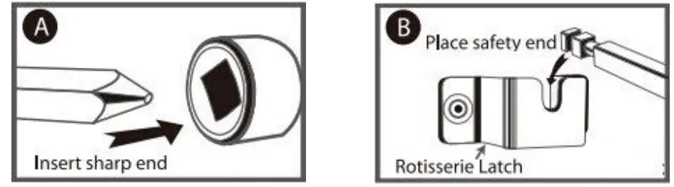 TurboTronic TT-EV60 Electric Oven - ROTISSERIE