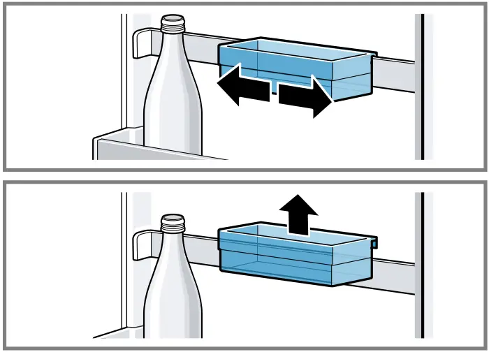 BOSCH B24 50 Freezer Refrigerator - door rack