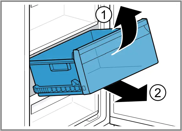 BOSCH B24 50 Freezer Refrigerator - food container