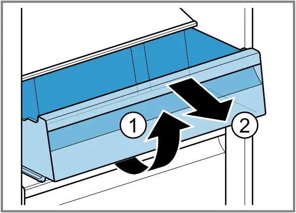 BOSCH B24 50 Freezer Refrigerator - storage container