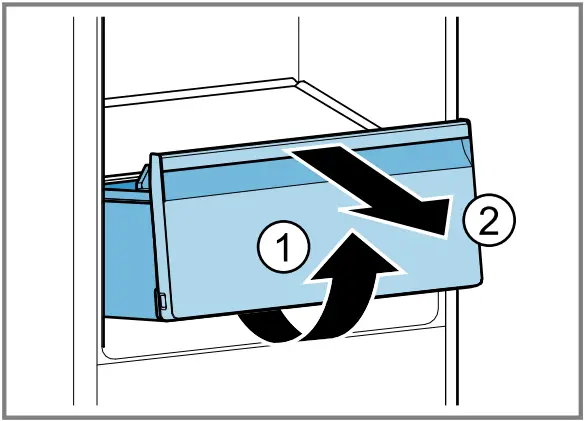 BOSCH B24 50 Freezer Refrigerator - vegetable container