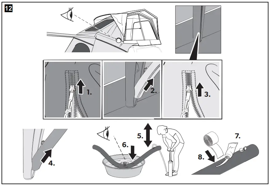 Repairing Puncture Pole